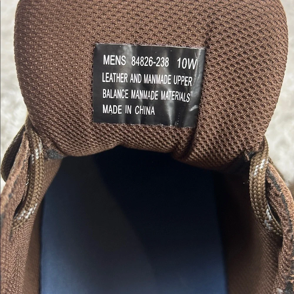 Nunn Bush Quest Bike Toe Oxford Walking Leather Shoes Men's‎ Size 10W 84826-238